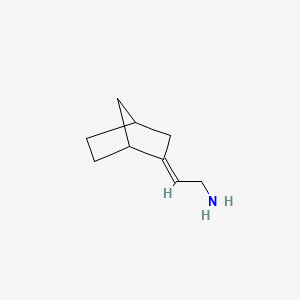 molecular formula C9H15N B1241190 2-Bicyclo(2.2.1)hept-2-ylideneethanamine CAS No. 80106-52-1