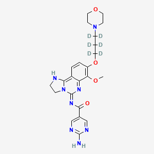 molecular formula C23H28N8O4 B12411910 Copanlisib-d6 