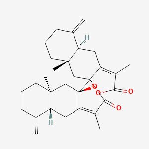 molecular formula C30H38O4 B12411930 Biatractylolide 