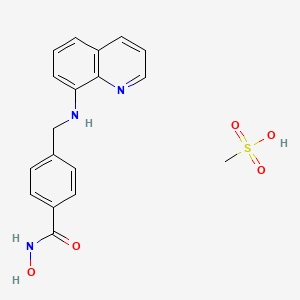 molecular formula C18H19N3O5S B12411935 MPT0G211 (mesylate) 