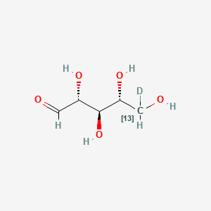 molecular formula C5H10O5 B12411947 D-Ribose-13C,d-1 