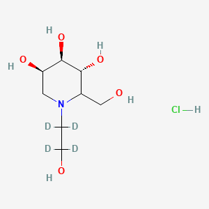 molecular formula C8H18ClNO5 B12411960 Miglitol-d4 (hydrochloride) 