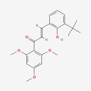 molecular formula C22H26O5 B12411962 Tubulin inhibitor 18 