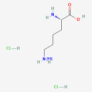 molecular formula C6H16Cl2N2O2 B12411969 L-Lysine-15N-1 (dihydrochloride) 