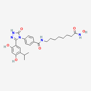 molecular formula C26H33N5O6 B12411974 Hdac/hsp90-IN-3 