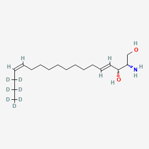 molecular formula C18H35NO2 B12412005 4E,14Z-Sphingadiene-d7 