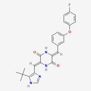 molecular formula C25H23FN4O3 B12412014 Microtubule inhibitor 4 