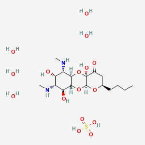molecular formula C17H42N2O16S B1241203 Spexil CAS No. 88851-61-0