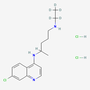 Hydroxychloroquine EP impurity D-d5 (dihydrochloride)