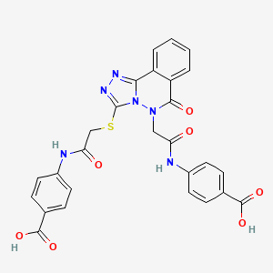 molecular formula C27H20N6O7S B12412061 Topoisomerase II inhibitor 10 