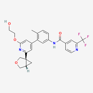 molecular formula C26H24F3N3O4 B12412079 Pan-RAF kinase inhibitor 1 