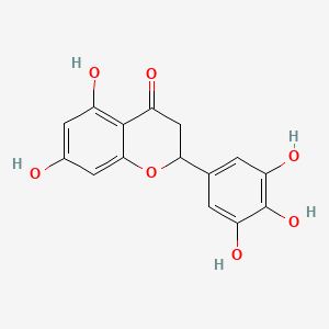 molecular formula C15H12O7 B1241209 5,7,3',4',5'-Pentahydroxyflavanone 