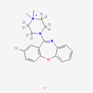 molecular formula C19H21ClIN3O B12412092 Loxapine impurity 3-d8 (iodide) 