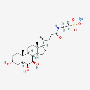 Tauro-beta-muricholic Acid-d4 Sodium Salt