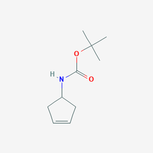 molecular formula C10H17NO2 B124121 N-1-Boc-氨基-3-环戊烯 CAS No. 193751-54-1