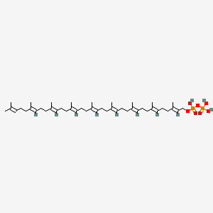 molecular formula C45H76O7P2 B1241210 all-trans-Nonaprenyl diphosphate CAS No. 60037-55-0