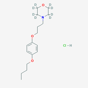 molecular formula C17H28ClNO3 B12412103 Pramocaine-d8 (hydrochloride) 