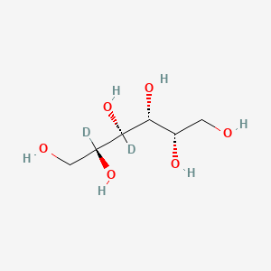 molecular formula C6H14O6 B12412109 D-Sorbitol-d2-1 