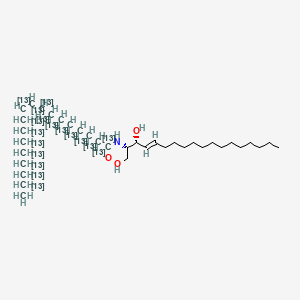 (Z)-N-[(E,2S,3R)-1,3-dihydroxyoctadec-4-en-2-yl](1,2,3,4,5,6,7,8,9,10,11,12,13,14,15,16,17,18-13C18)octadec-9-enamide