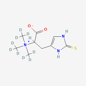 molecular formula C9H15N3O2S B12412130 Ergothioneine-d9 