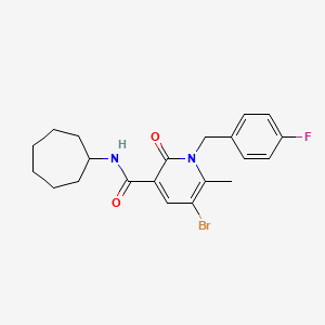 molecular formula C21H24BrFN2O2 B12412174 CB1/2 agonist 1 