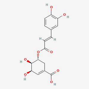 molecular formula C16H16O8 B1241218 5-O-Caffeoylshikimic acid CAS No. 73263-62-4