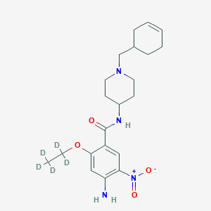 molecular formula C21H30N4O4 B12412207 Cinitapride-d5 