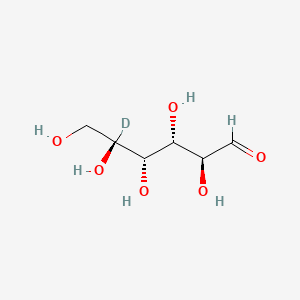 molecular formula C6H12O6 B12412219 D-Mannose-d-2 