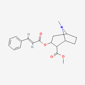 molecular formula C19H23NO4 B1241223 Cinnamoylcocaine 