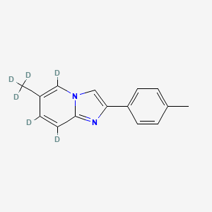 molecular formula C15H14N2 B12412242 6-Methyl-2-(4-methylphenyl)-imidazo[1,2-a]pyridine-d6 