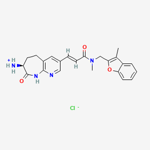 molecular formula C23H25ClN4O3 B12412294 Fabimycin 