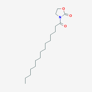 molecular formula C18H33NO3 B12412348 3-Pentadecanoyl-1,3-oxazolidin-2-one 