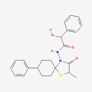 molecular formula C23H26N2O3S B12412362 Tuberculosis inhibitor 4 