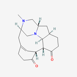 (2S,3R,7R,8R,14R,17S)-15-methyl-1,15-diazapentacyclo[12.3.1.13,17.18,12.02,7]icos-12(20)-ene-6,9-dione