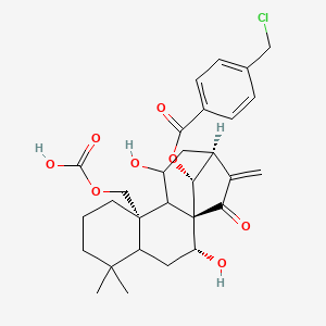 molecular formula C29H35ClO8 B12412455 Antiproliferative agent-4 