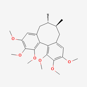 molecular formula C24H32O6 B1241246 脱氧五味子素 