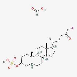 molecular formula C26H43FO7S B12412462 AAA-10 (formic) 