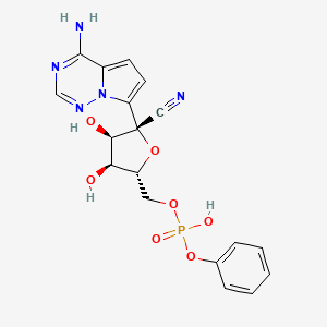 Remdesivir de(ethylbutyl 2-aminopropanoate)