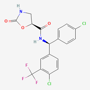 molecular formula C18H13Cl2F3N2O3 B12412542 Nav1.8-IN-2 