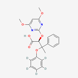 4,6-Dimethoxy-|A-methyl-3-phenoxy Ambrisentan-d5