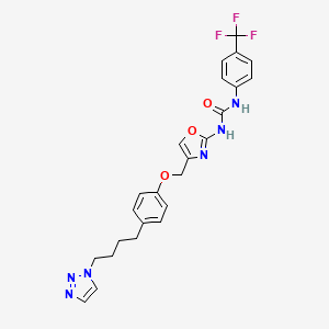 molecular formula C24H23F3N6O3 B12412615 MrgprX2 antagonist-6 