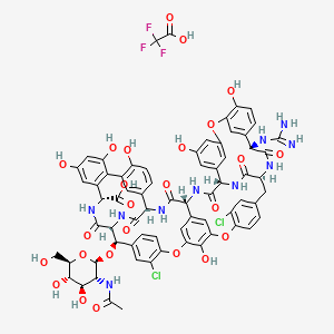 molecular formula C69H61Cl2F3N10O25 B12412623 Antimicrobial agent-12 