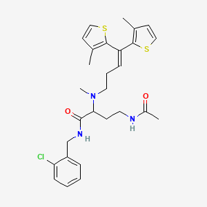 molecular formula C28H34ClN3O2S2 B12412644 mGAT-IN-1 