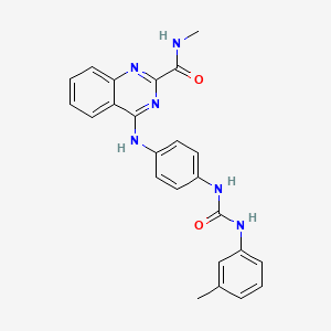 molecular formula C24H22N6O2 B12412648 Vegfr-2-IN-25 