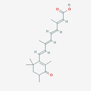 molecular formula C21H28O3 B1241265 3-Methyl-4-oxoretinoic acid 