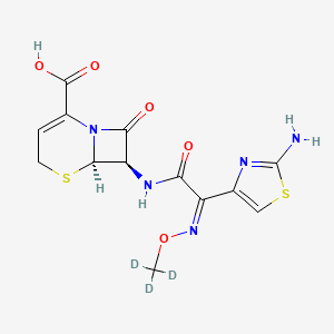 molecular formula C13H13N5O5S2 B12412668 Ceftizoxime-d3 