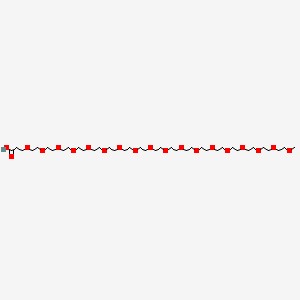 molecular formula C38H76O20 B12412676 m-PEG18-acid 