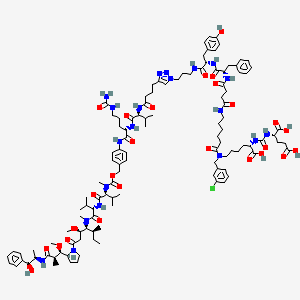 molecular formula C114H165ClN20O26 B12412679 PSMA-Val-Cit-PAB-MMAE 