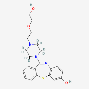 molecular formula C21H25N3O3S B12412725 7-Hydroxy Quetiapine-d8 