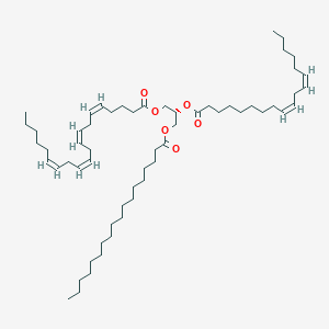 molecular formula C59H102O6 B1241273 TG(18:0/18:2(9Z,12Z)/20:4(5Z,8Z,11Z,14Z))[iso6] 